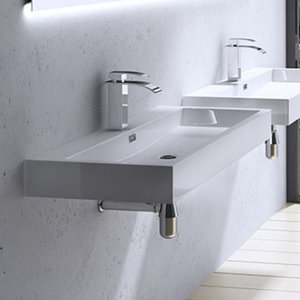 Belfry Bathroom 42 cm Wandbefestigtes Waschbecke..