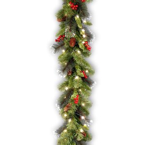 Spruce Pre-Lit Garland with 50 Clear Lights
