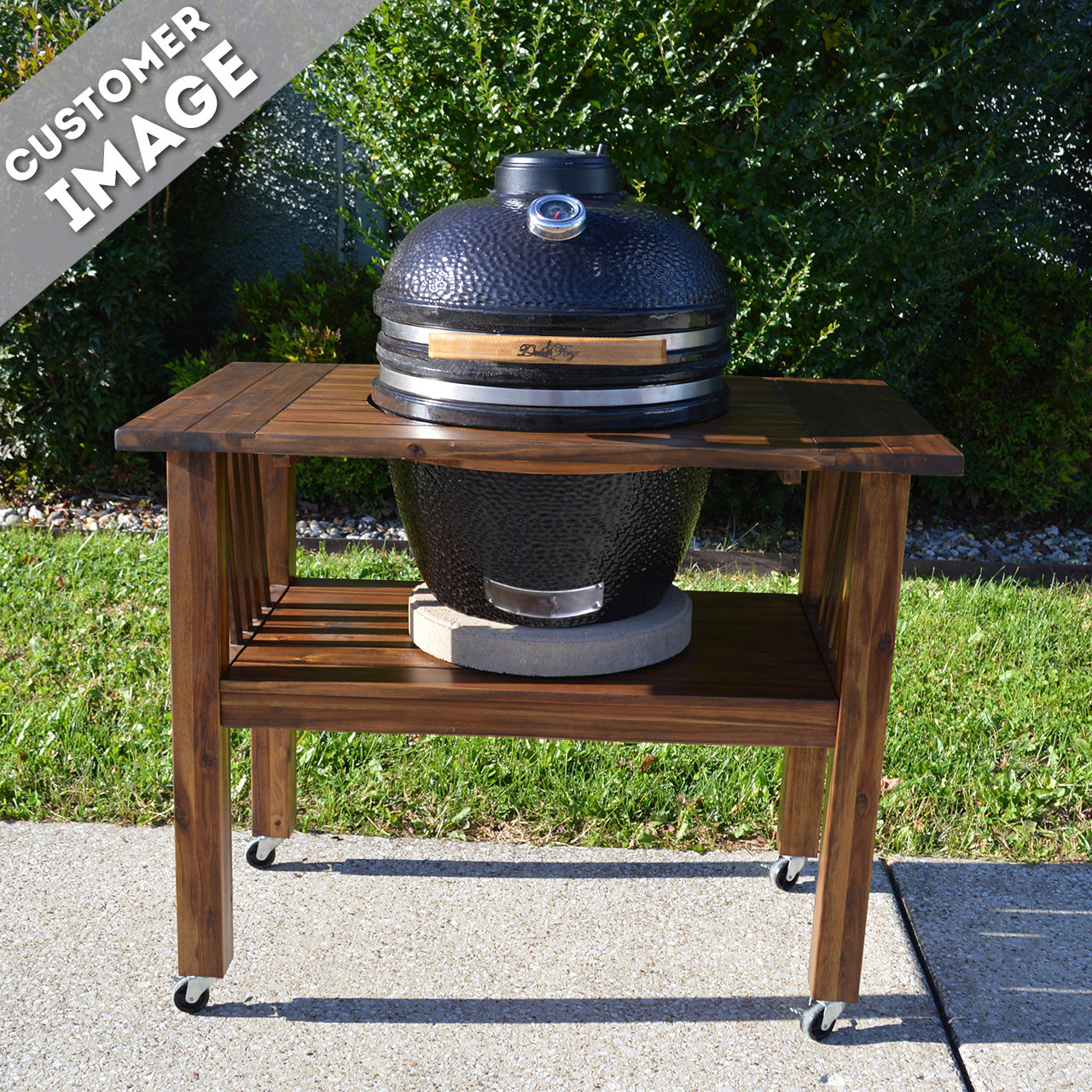 Duluth Forge 19 Do Built In Charcoal Grill With Smoker Wayfair