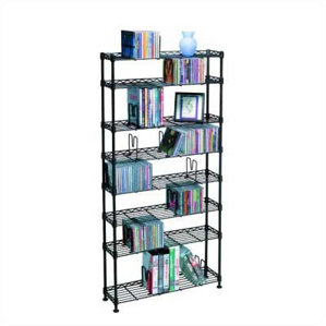 8-Tier Adjustable Multimedia Wire Rack by Symple Stuff