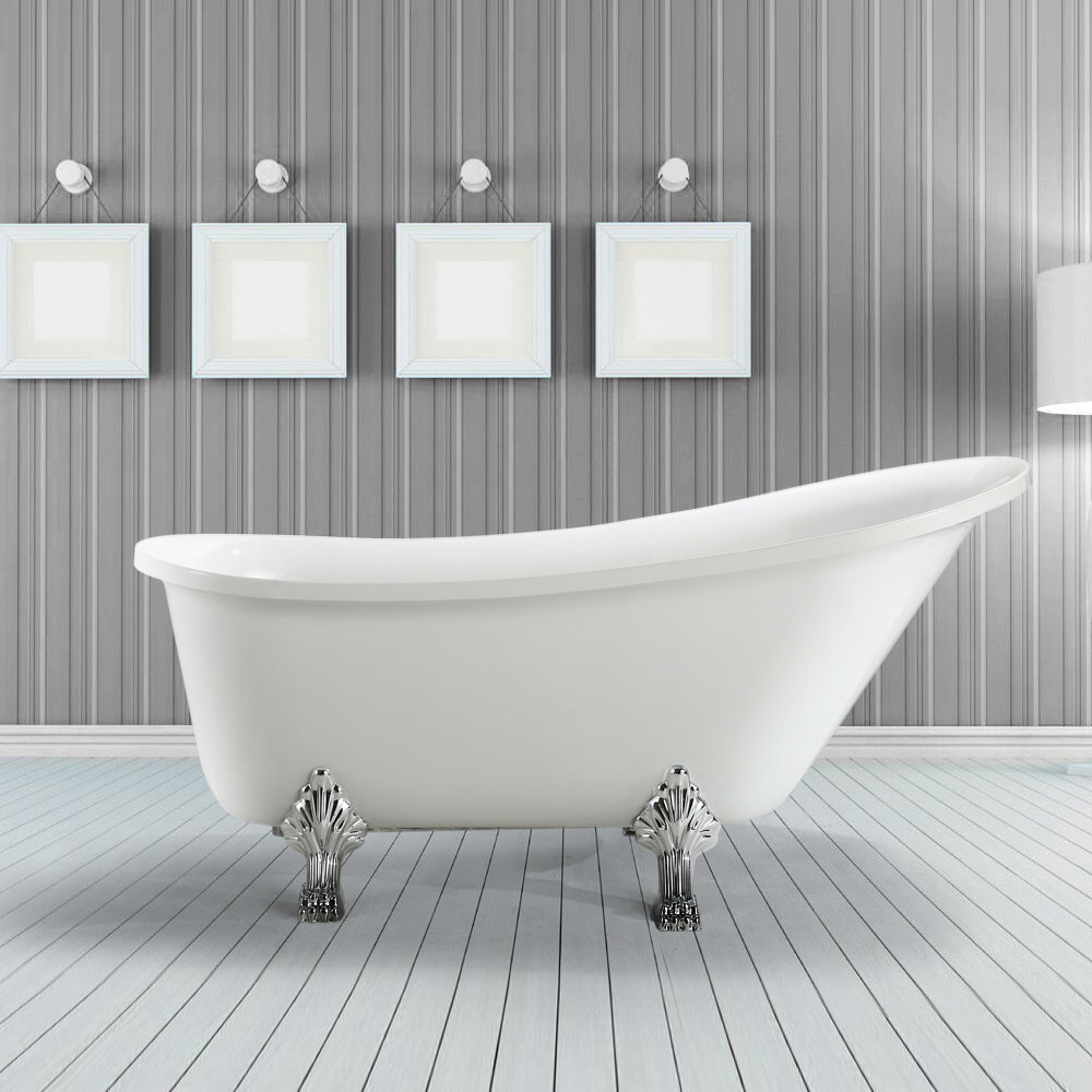 Vinnova Jacqueline 70 X 26 Soaking Bathtub Reviews Wayfair 213070 Bat Wh L Jacqueline 70 X 26 Soaking Bathtub