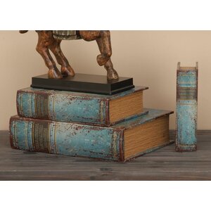 Sandown 3 Piece Wood Book Box Set