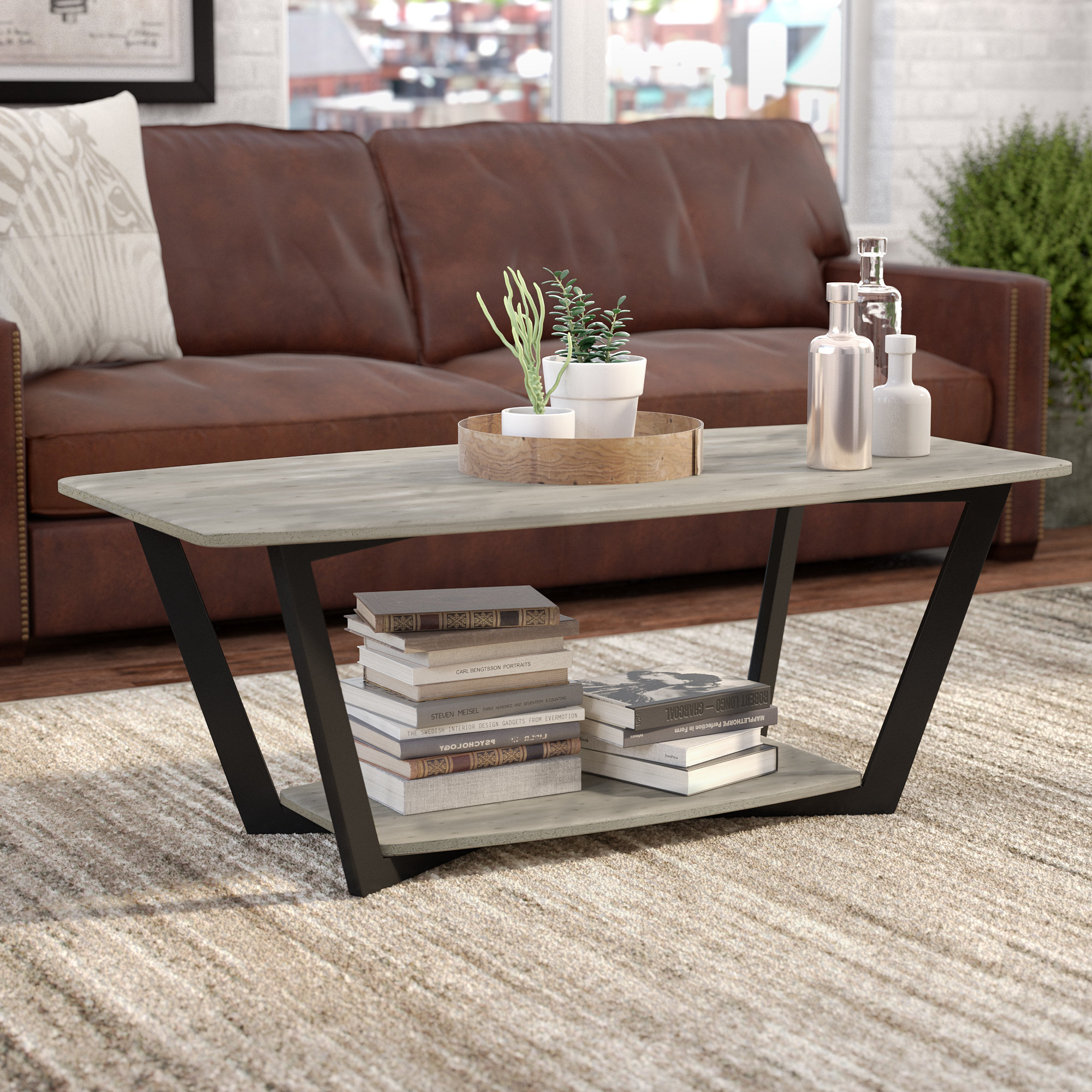 T Austin Design Anissa Coffee Table With Storage Reviews Wayfair