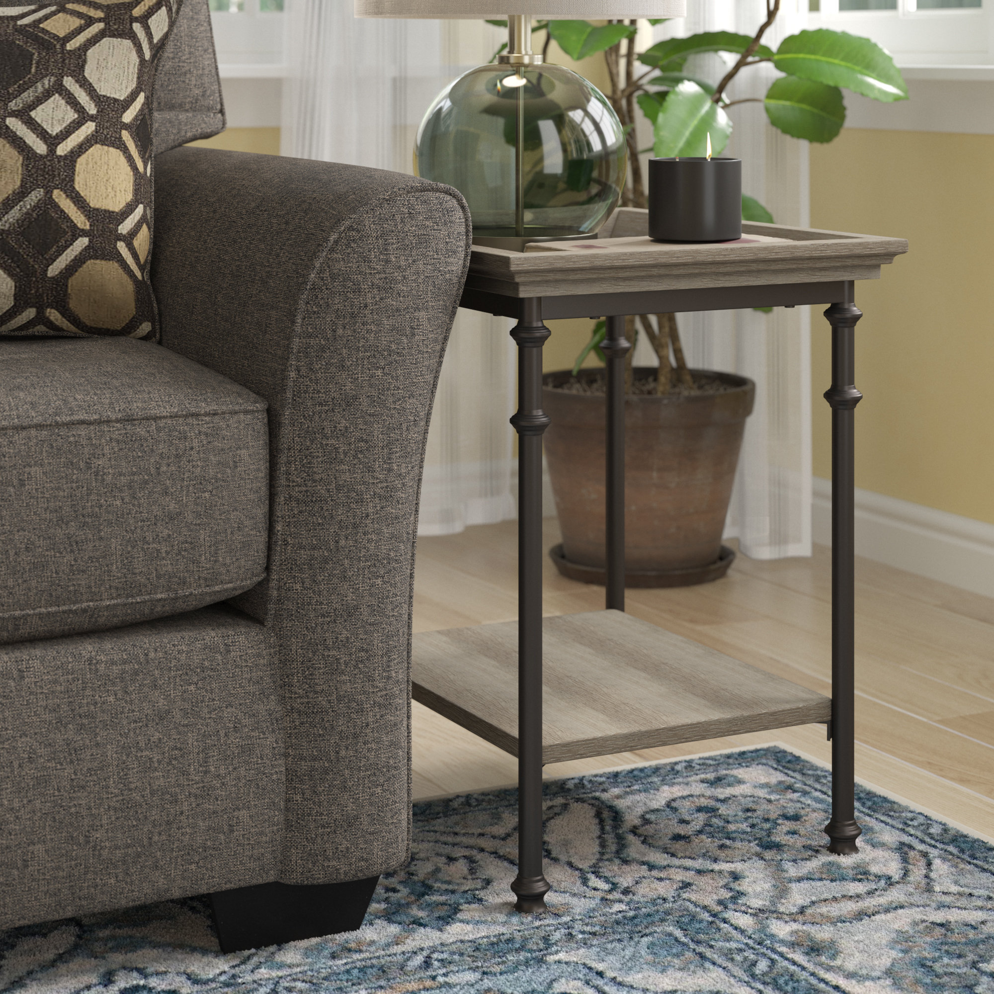 Three Posts Oakside Tray Table Reviews Wayfair