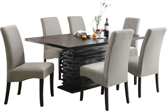 Infini Furnishings Jordan 7 Piece Dining Set & Reviews | Wayfair Infini Furnishings Jordan 7 Piece Dining Set & Reviews | Wayfair