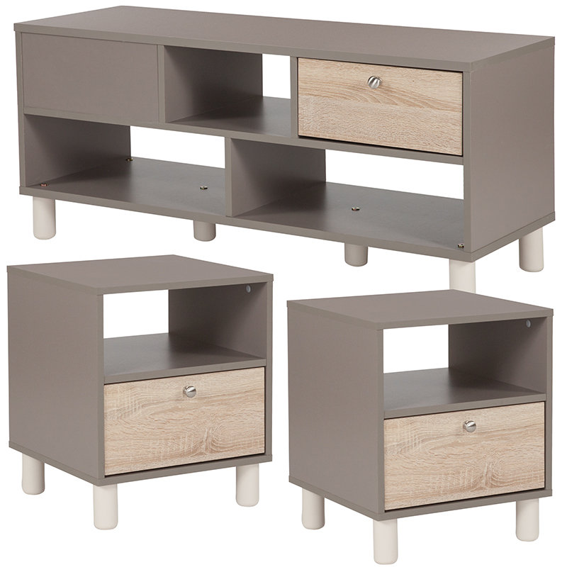 Ebern Designs Oz 3 Piece Coffee Table Set | Wayfair Ebern Designs Oz 3 Piece Coffee Table Set | Wayfair