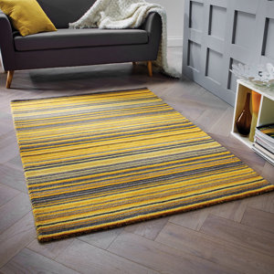 Wool Yellow Rugs Wayfair Co Uk Nar Hand Woven Wool Yellow Rug