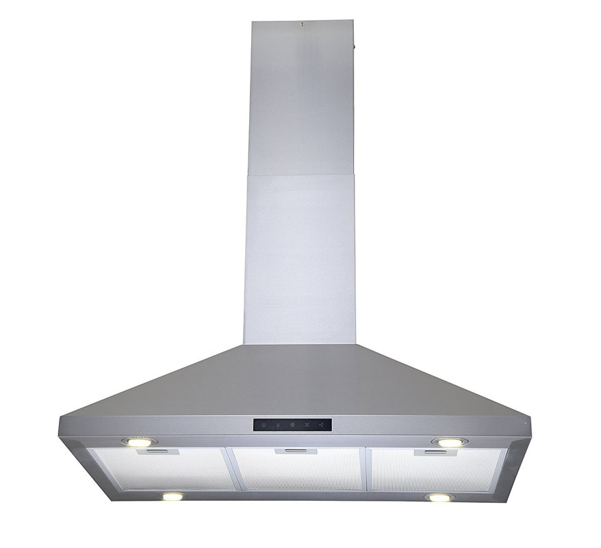 KBC 30" 476 CFM Convertible Island Range Hood & Reviews Wayfair