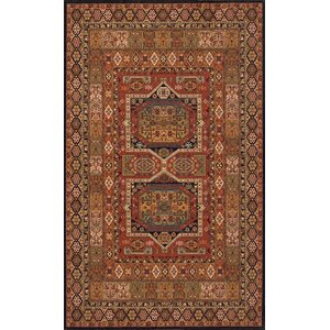 Forrestal Burgundy Area Rug