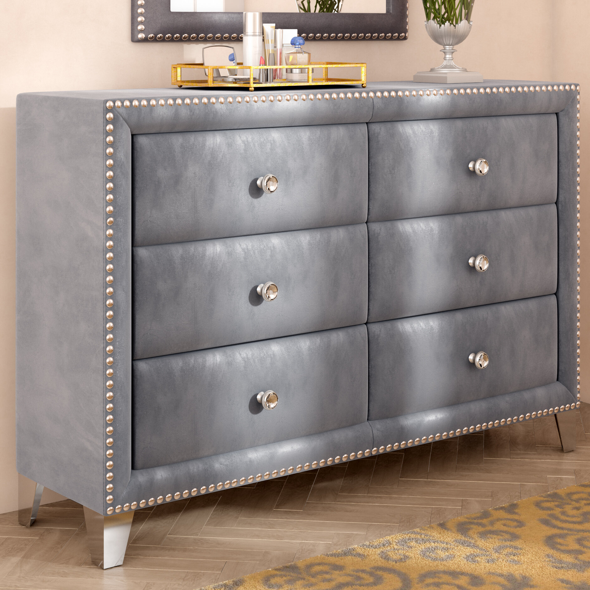 Rosdorf Park Spence 6 Drawer Double Dresser Reviews Wayfair