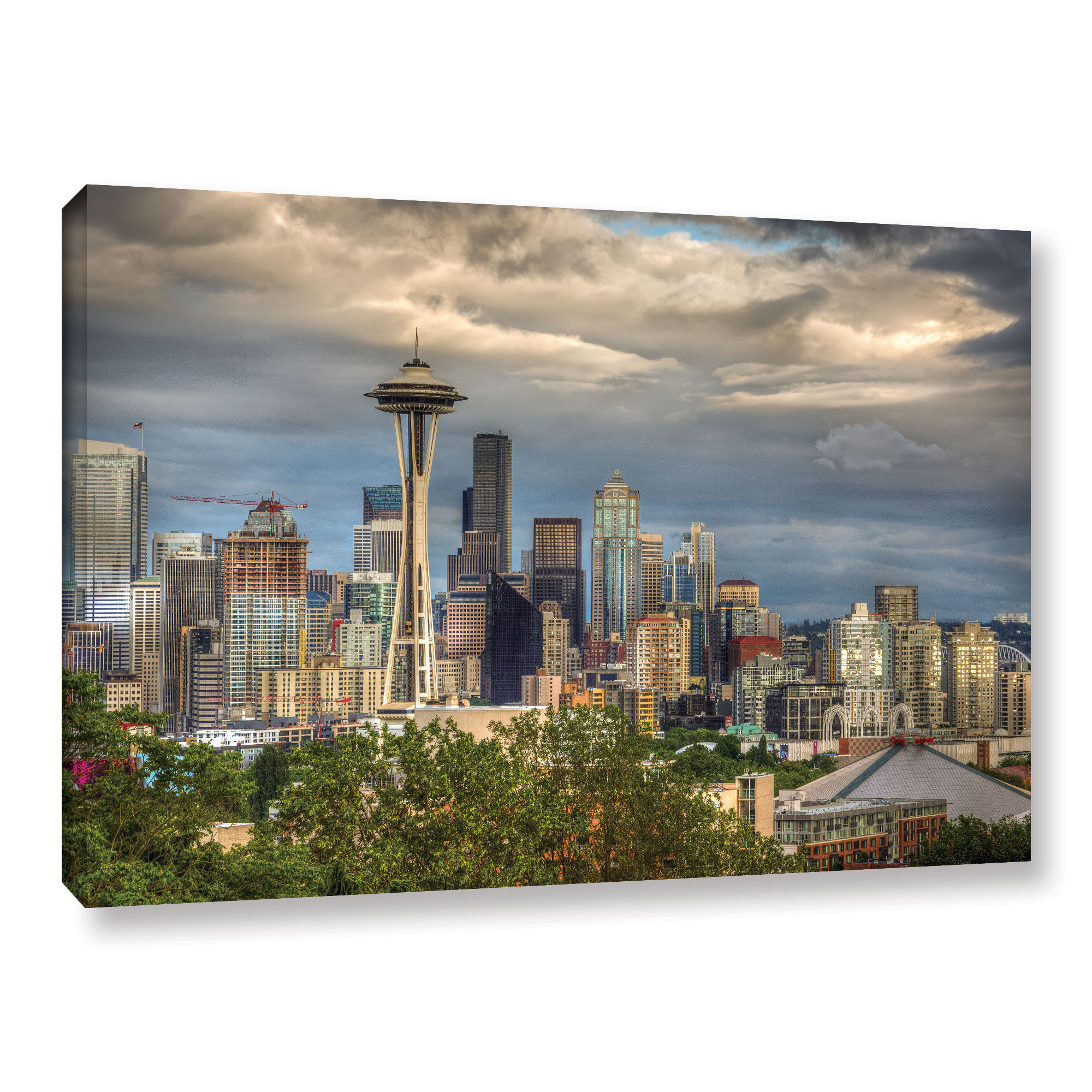 Latitude Run Seattle Photographic Print on Wrapped Canvas Wayfair