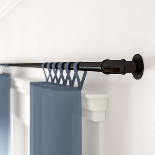 Black Wrap Around Curtain Rod Wayfair Quickview