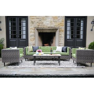 Kenn Deep Seating Group with Sunbrella Cushion