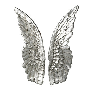 Wooden Angel Wings Wall Decor Wayfair Co Uk 2 Piece Angel Wings Wall Décor Set