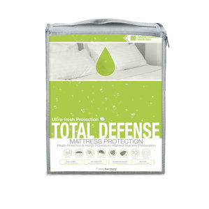 Total Defense Hypoallergenic Waterproof Mattress Protector by Glideaway