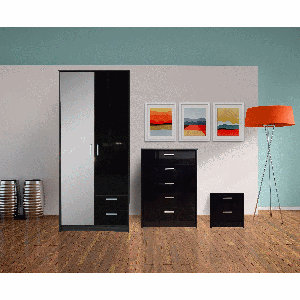 3-tlg. Schlafzimmermöbel-Set Urban von Hokku De..