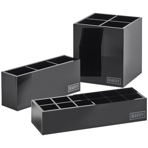 3 Piece Cosmetic Organizer Set