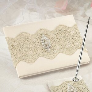 Lace Guest Book