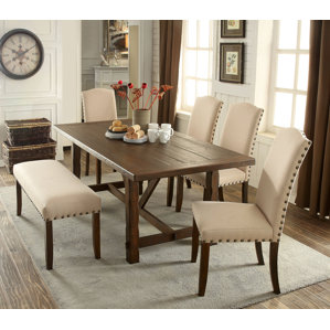 Holly Hills 6 Piece Dining Set by Loon Peak