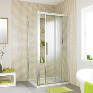 190 cm x 99 cm Schiebe-Duschtür Apex von Premier
