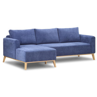 Navy Blue Corner Sofa Wayfair Co Uk