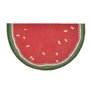 Ismay Hand-Tufted Red Indoor/Outdoor Area Rug