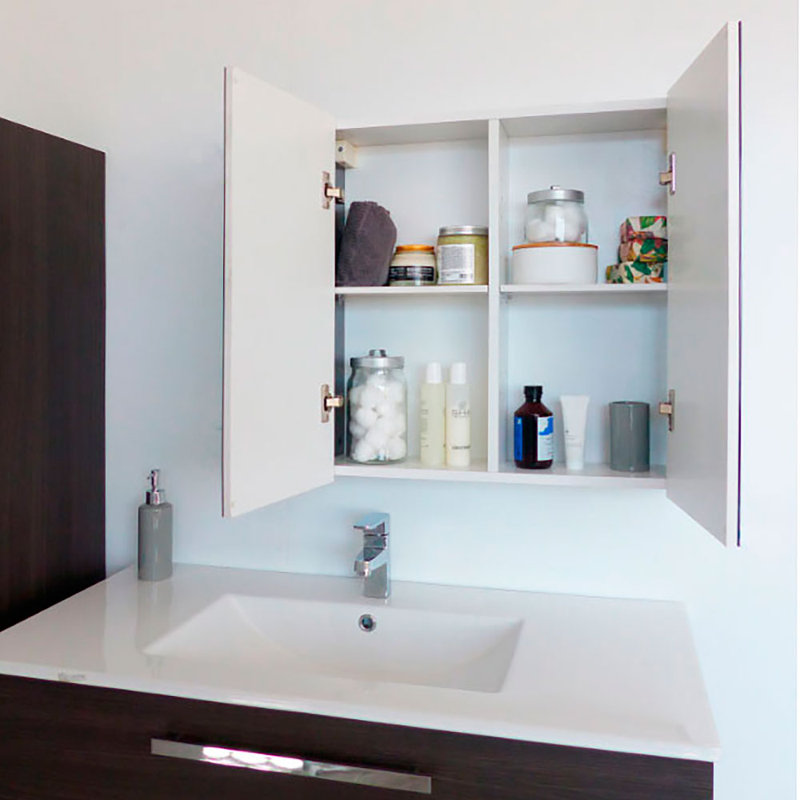 Wrought Studio Caelum Modern Bathroom Mirror 24 X Surface Mount Caelum Modern Bathroom Mirror 24 X Surface Mount Medicine Cabinet
