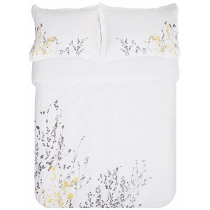 Reed 3 Piece Embroidered Reversible Duvet Set