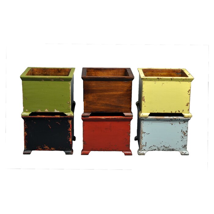 Antique Revival Antique Revival French Wood Planter Box & Reviews | Wayfair