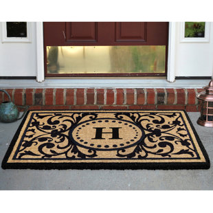 Pineapple Williamsburg Rectangular Rubber Doormat 30 X 48 Door