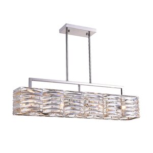 Squill 4-Light LED Drum Chandelier