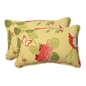 Risa Corded Indoor/Outdoor Lumbar Pillow (Set of 2)