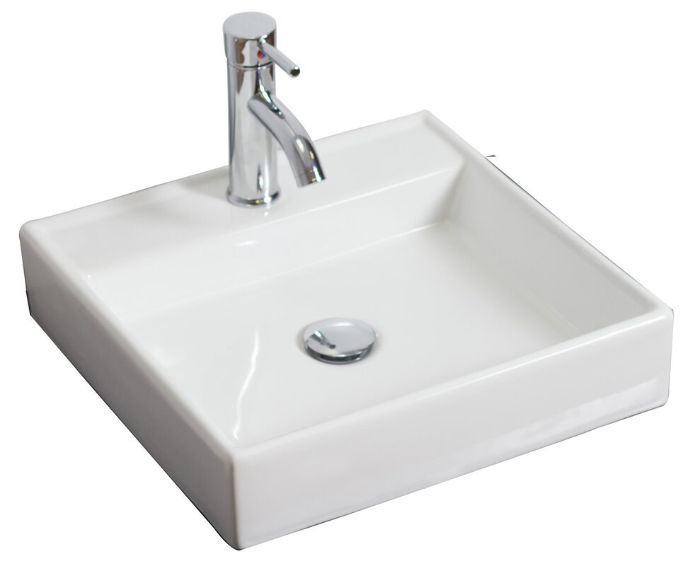 18 wall mount bathroom sink