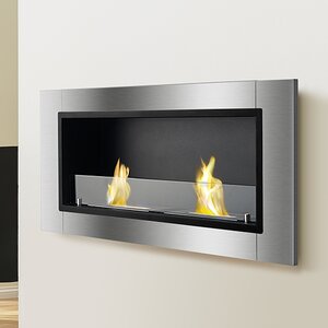 Lata Wall Mount Ethanol Fireplace