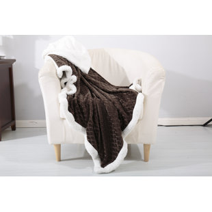 Chocolate Brown Blanket Wayfair Quickview