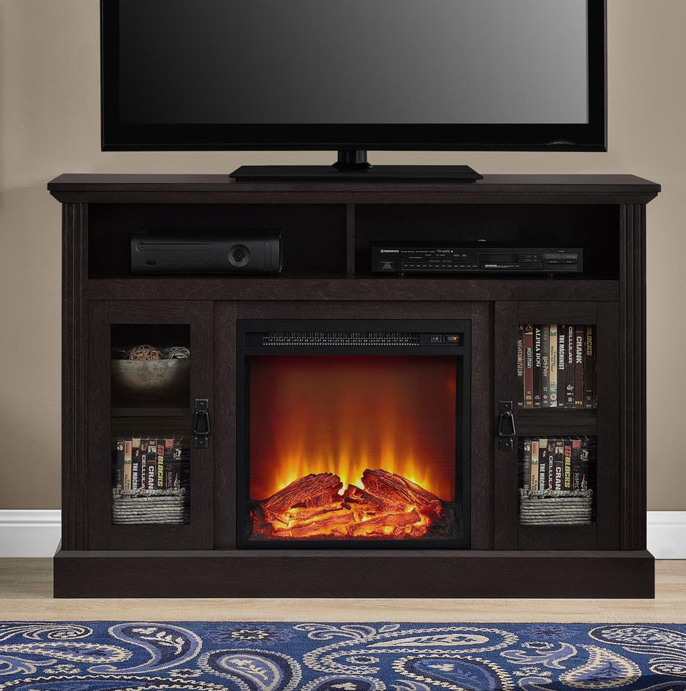 Darby Home Co Rosier Tv Stand For Tvs Up To 50 With Fireplace