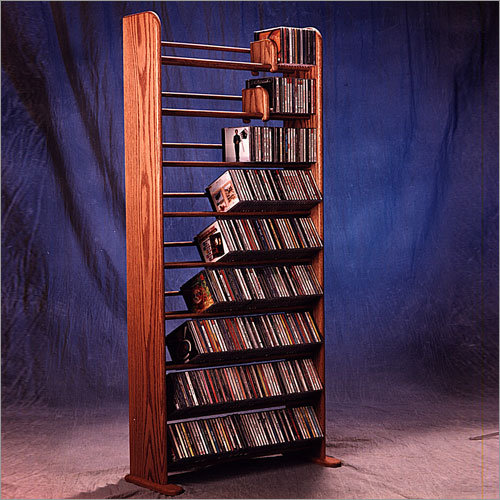 Wood Shed Deluxe 504 CD Multimedia Storage Rack & Reviews