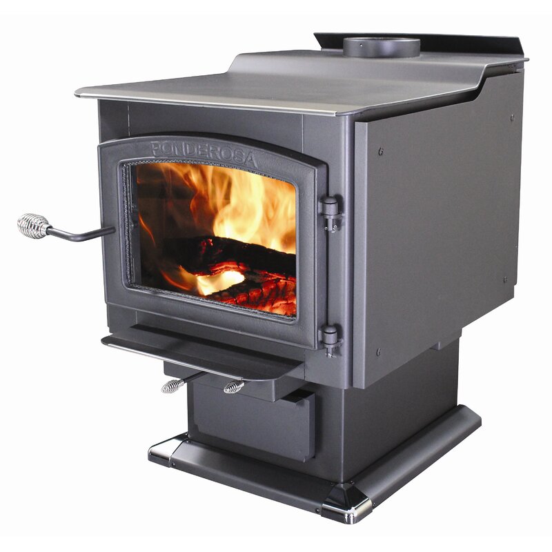 Vogelzang Ponderosa Direct Vent Wood Burning Stove | Wayfair