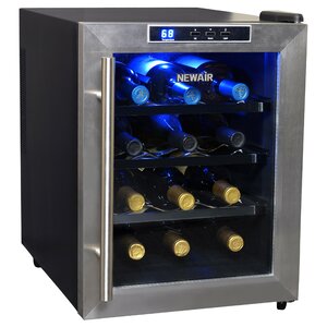 12 Bottle Single Zone Freestanding Wine Cooler