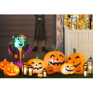 Halloween Inflatable Orange Pumpkins Decoration
