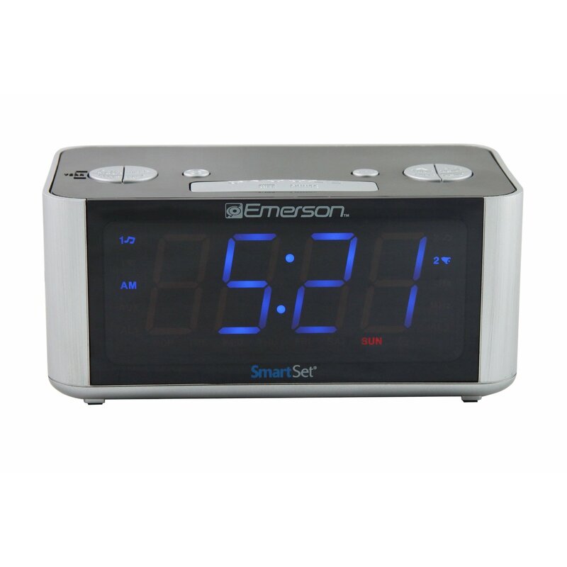 emerson smartset alarm clock radio
