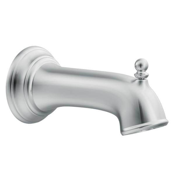 Moen Brantford Wall Mount Diverter Tub Spout & Reviews | Wayfair Moen Brantford Wall Mount Diverter Tub Spout & Reviews | Wayfair