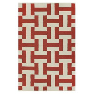 Metro Canal Paprika/Beige Rug