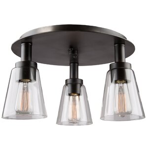 Jina 3-Light Flush Mount