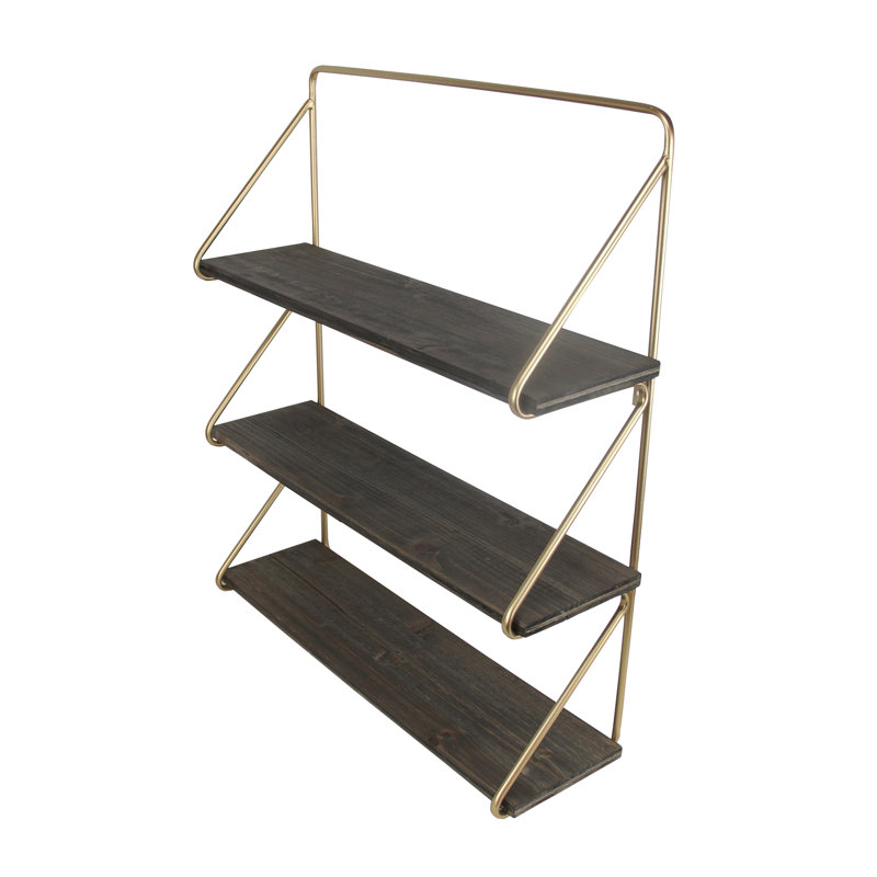 Ivy Bronx Eaglin 3 Tier Wood Wall Shelf & Reviews Wayfair