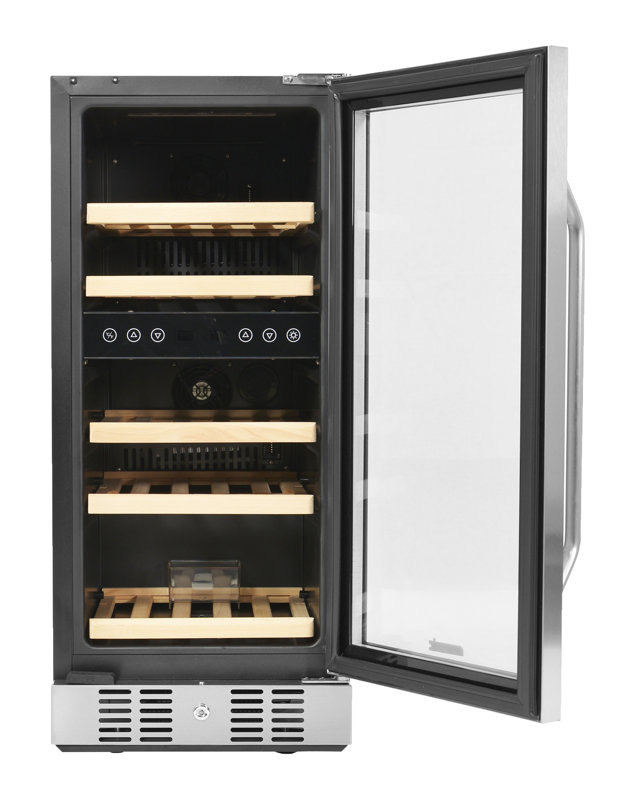 NewAir 29 Bottle Dual Zone BuiltIn Wine Cooler & Reviews Wayfair