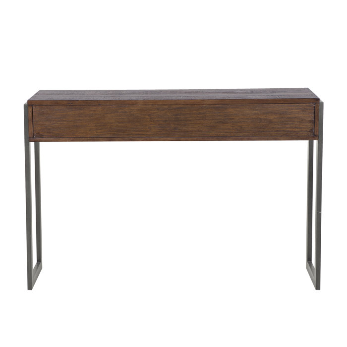 Laroche Heavily Distressed Rustic Style 2 Drawers Storage Console Table Laroche Heavily Distressed Rustic Style 2 Drawers Storage Console Table