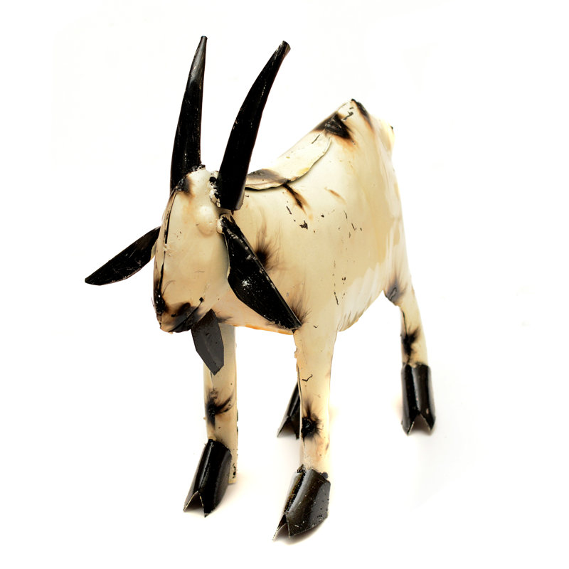 Rustic Arrow Xsmall Goat Statue & Reviews Wayfair