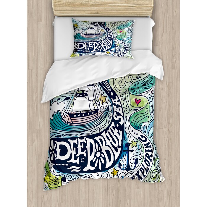 Double Duvet Printed Duvet Cover B A1 180x220cm Double Sided