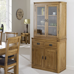 Standvitrine London aus Massivholz von Hallowood Furniture